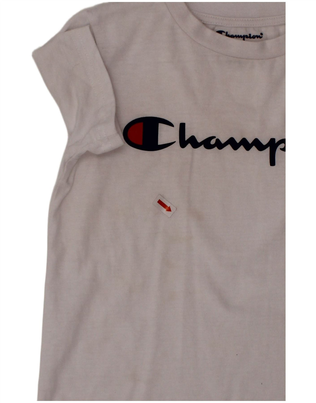 Chłopięcy T-shirt z grafiką CHAMPION Top 4-5 lat, biała bawełna