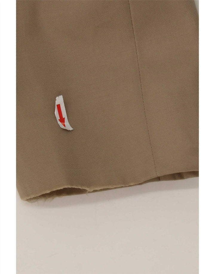 Płaszcz męski Aquascutum UK 38 Średni beżowy dziewiczy wełna