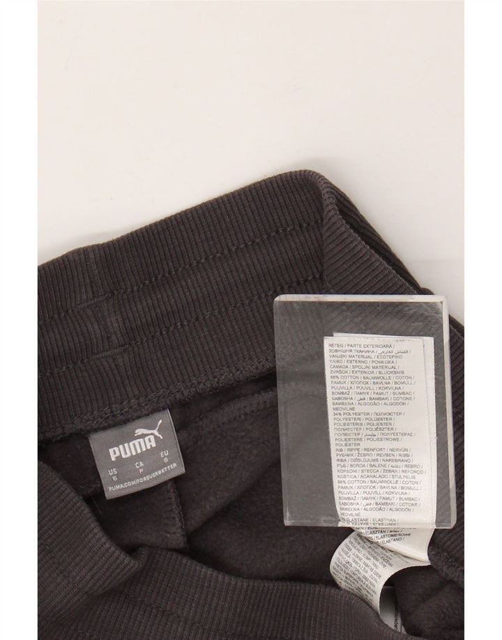 Damskie spodnie dresowe PUMA Joggers UK 8 Small, szara bawełna