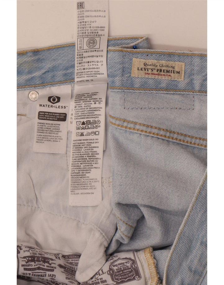 Męskie jeansy Levi's 501 Straight W29 L30 Niebieskie bawełniane