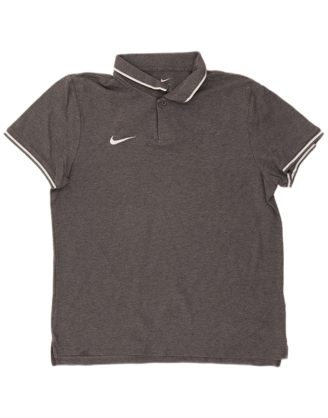 Męska koszulka polo Nike, duża, szara, bawełniana