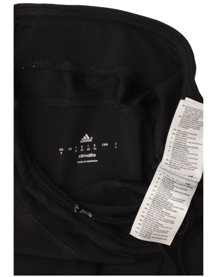 Legginsy Adidas Damskie Climalite Capri UK 8 Małe Czarne Poliester