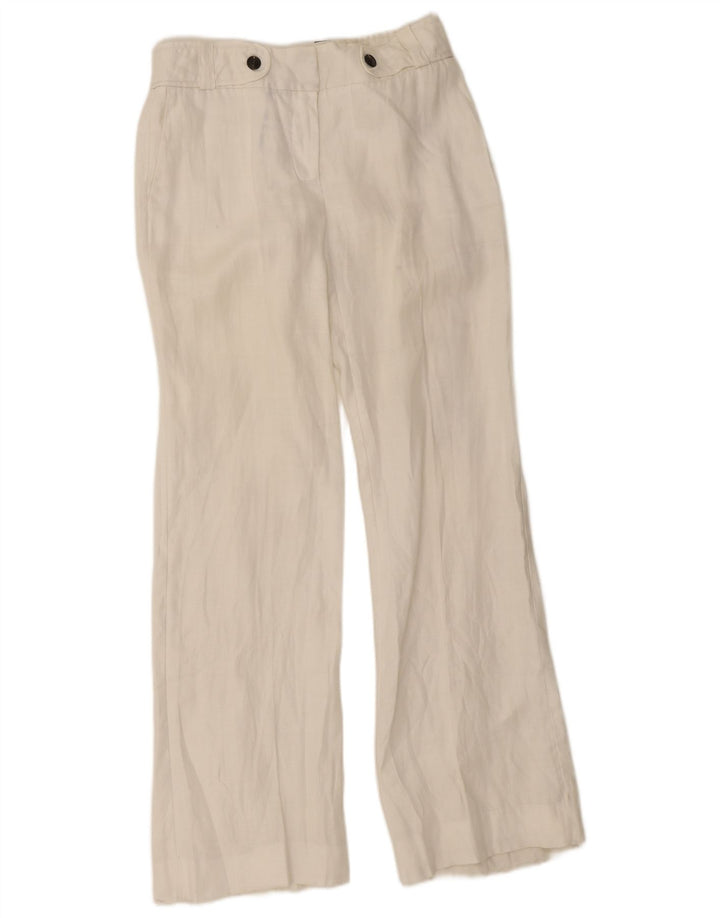 Damskie spodnie Chino Bootcut Zara EU 38 Small W28 L32 Białe