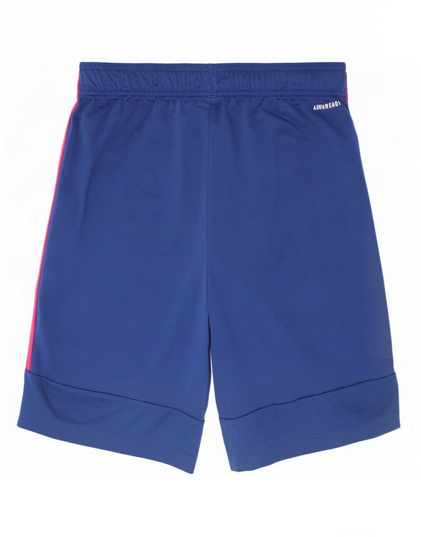 Spodenki sportowe Adidas dziewczęce Aeroready 13-14 lat, niebieskie, poliestrowe