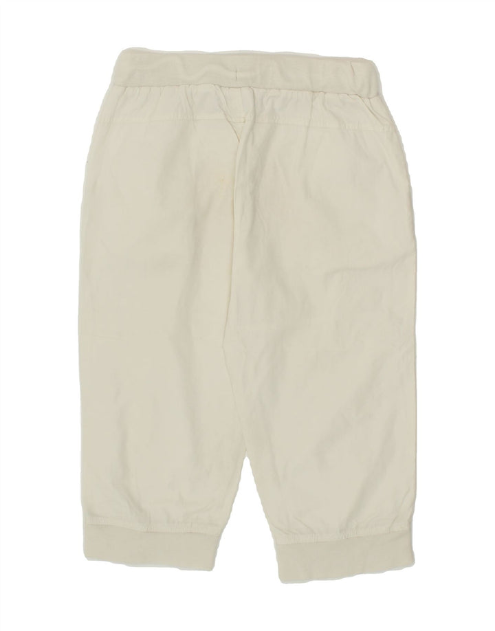 CHAMPION Womens Bermuda Sport Shorts UK 12 Medium Off White Vintage Champion and Second-Hand Champion from Messina Hembry 