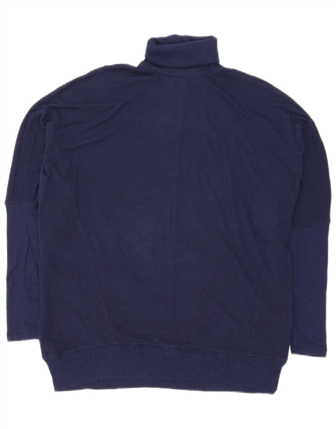 Damski sweter oversize Zara z golfem UK 10, mały, granatowy