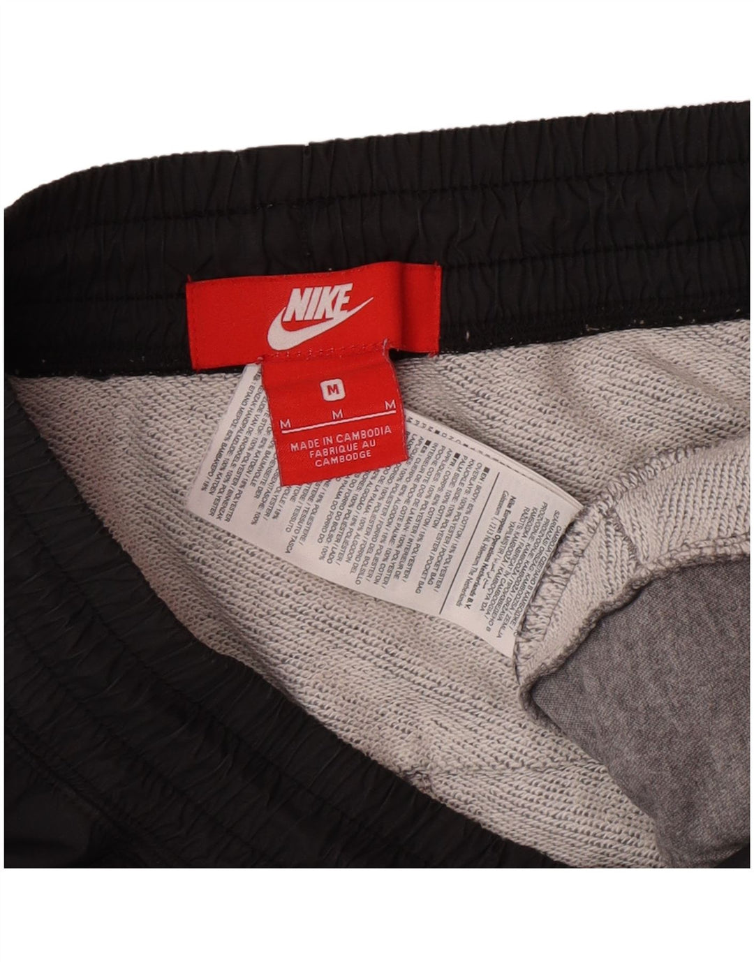 Męskie spodenki sportowe Nike, bawełna w kolorze średniej szarości