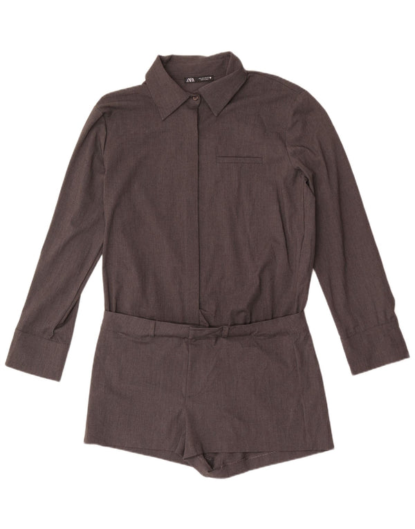 Damska koszula Zara Playsuit UK 16, duża, szary poliester