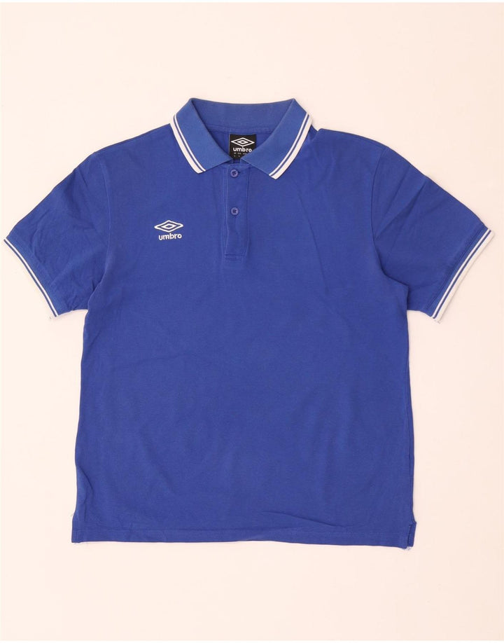 Męska koszulka polo Umbro, duża niebieska