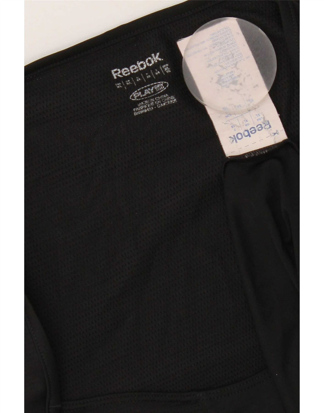T-shirt damski Reebok Top UK 18 XL, czarny poliester