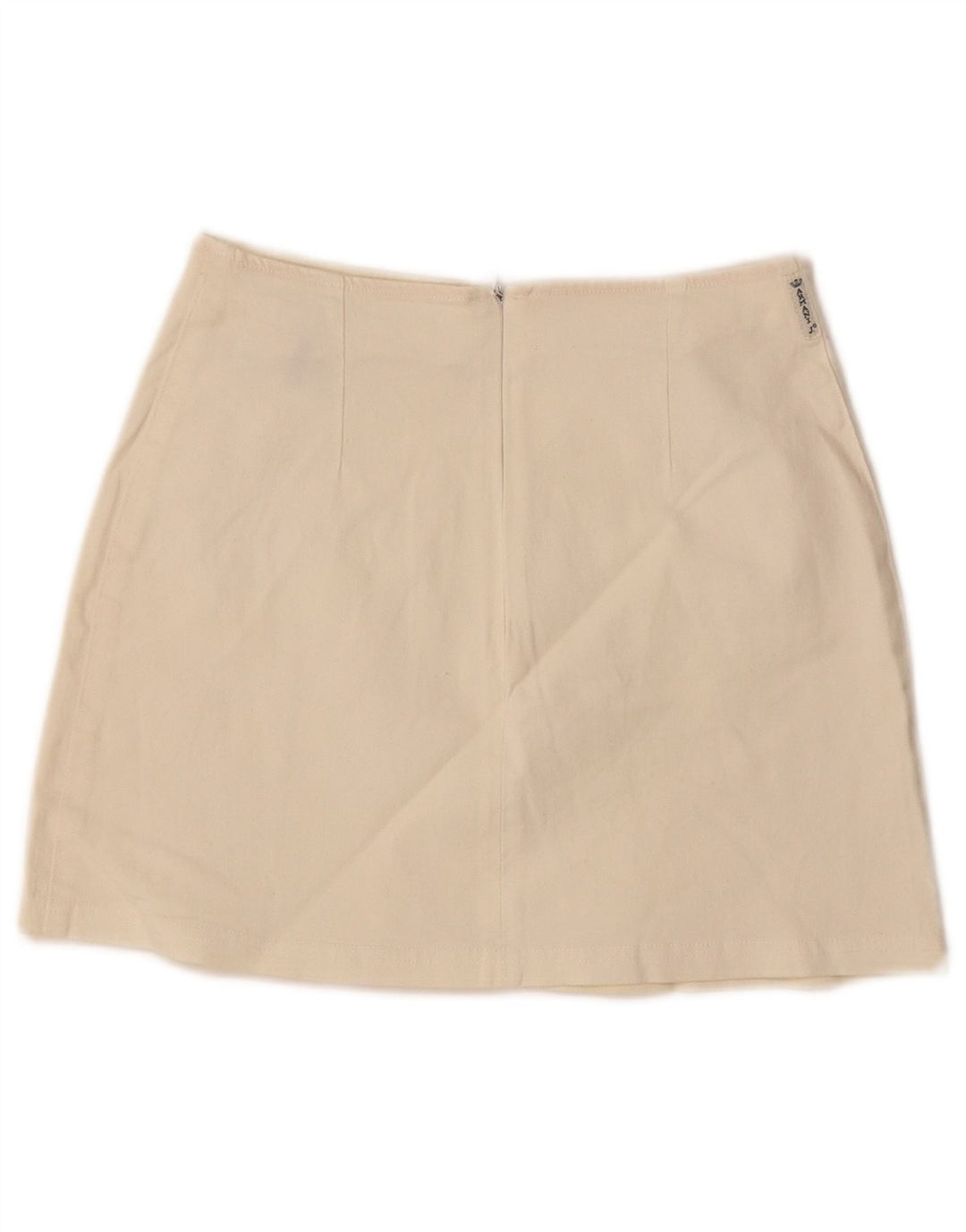 Damska spódnica mini z wysokim stanem Armani IT 40 Small W24 Biała bawełna