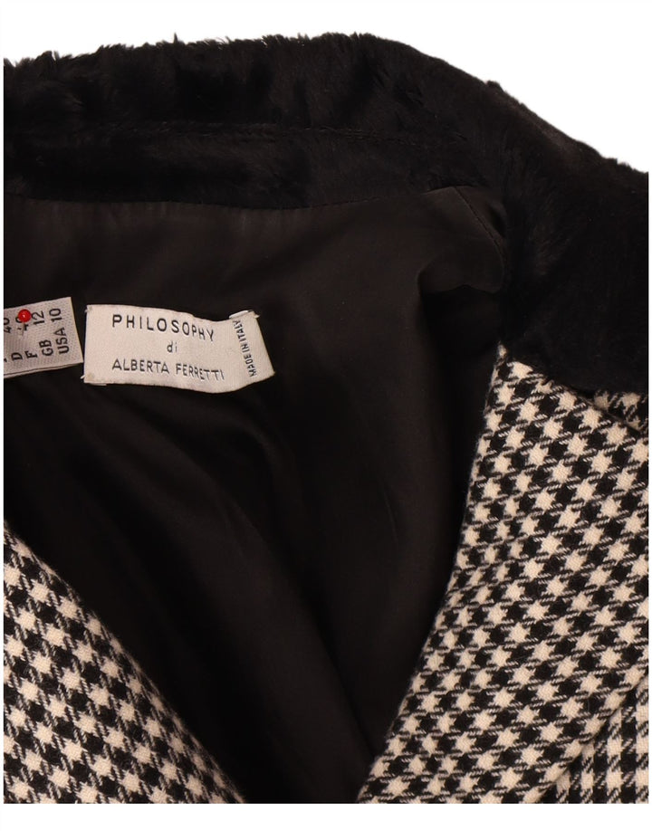 PHILOSOPHY DI ALBERTA FERRETTI Damska marynarka UK 12, średnia czarna
