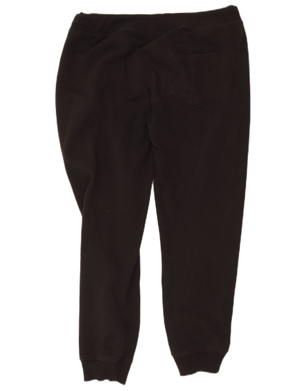 Damskie spodnie dresowe Lotto Graphic Joggers UK 16, duże, czarne, bawełniane