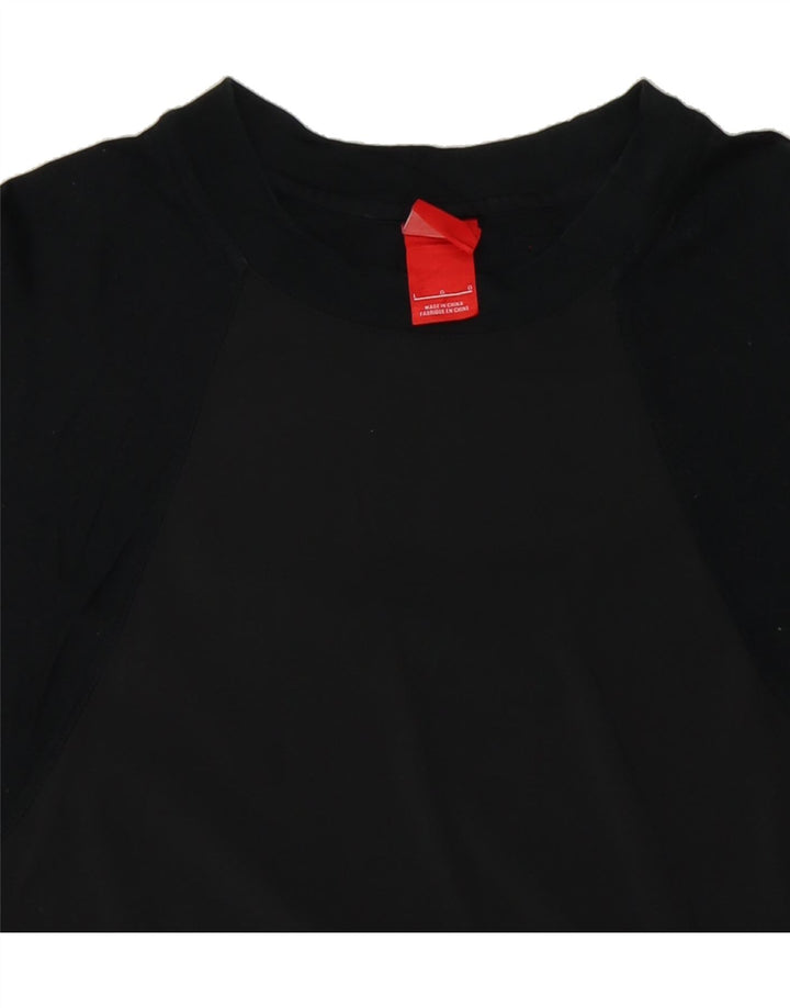 NIKE Womens Blouse Top UK 16 Large Black Polyester Vintage Nike and Second-Hand Nike from Messina Hembry 