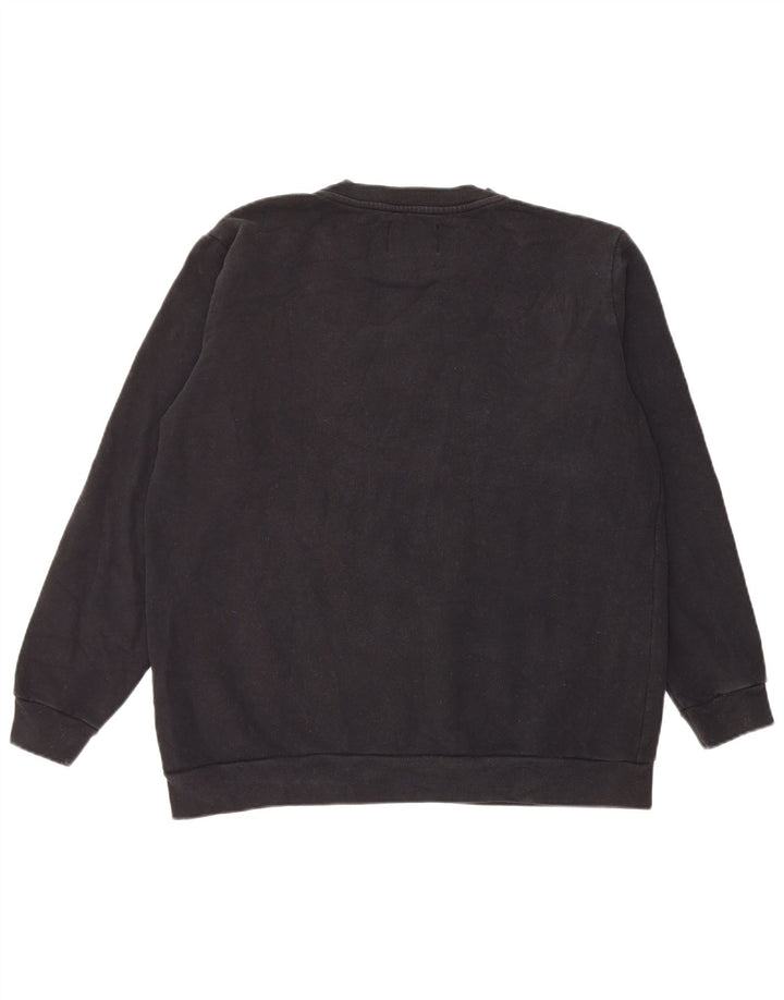 Męska bluza z grafiką Calvin Klein Jeans, średnia czarna, bawełniana