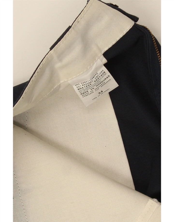 Męskie spodenki Chino Dickies W34, duże, granatowe, poliestrowe