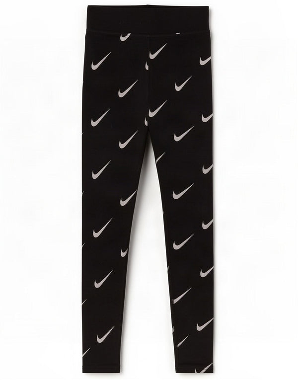 Damskie legginsy Nike Graphic UK 4 XS Czarne bawełniane