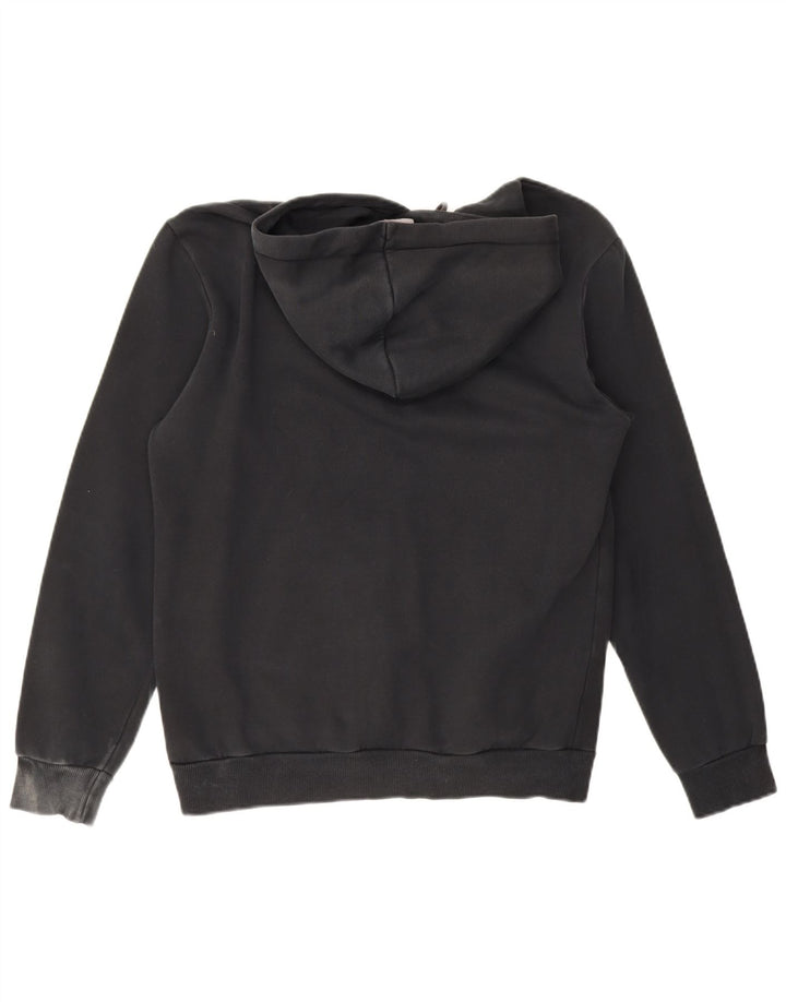 Męski sweter z kapturem Puma z grafiką, mały, czarny, bawełniany