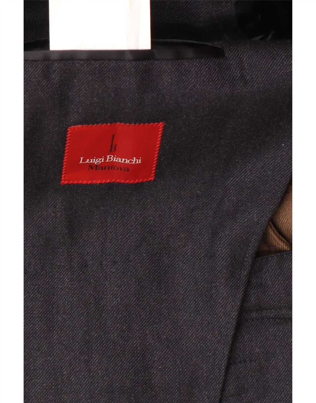 LUIGI BIANCHI Męska marynarka o przedłużonym kroju IT 48 Średni granatowy klasyczny