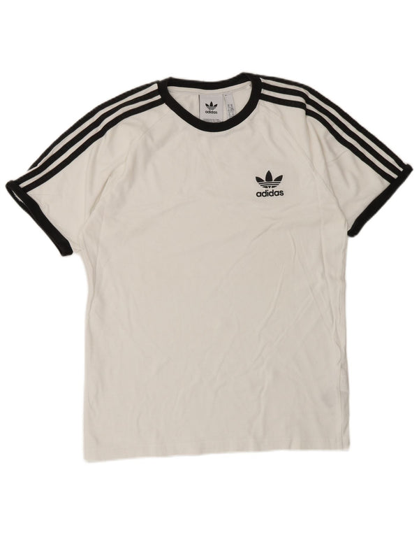 T-shirt męski ADIDAS Top XS, biała bawełna