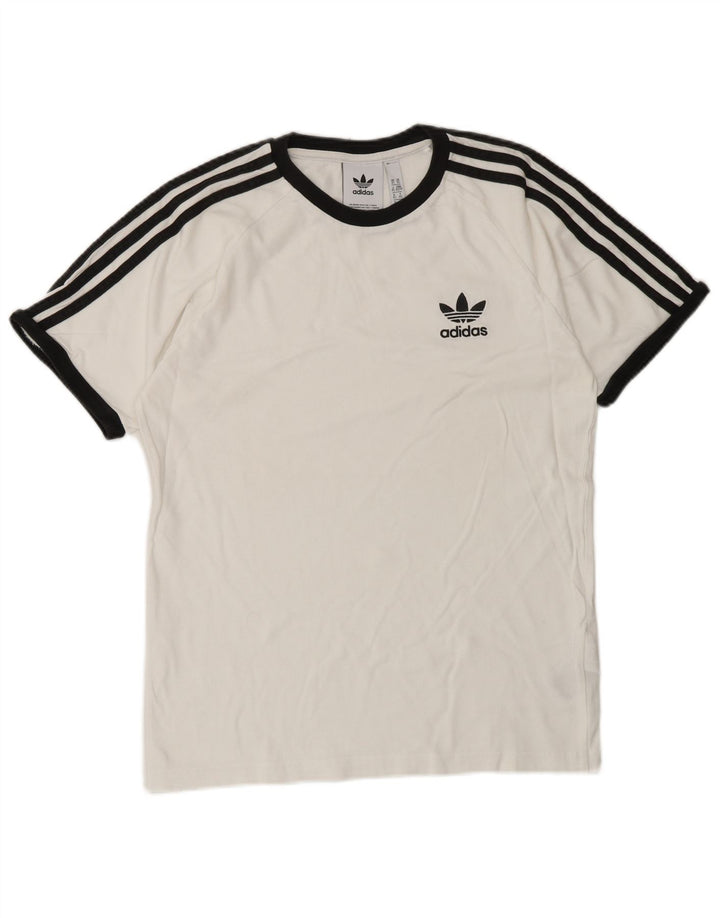 T-shirt męski ADIDAS Top XS, biała bawełna