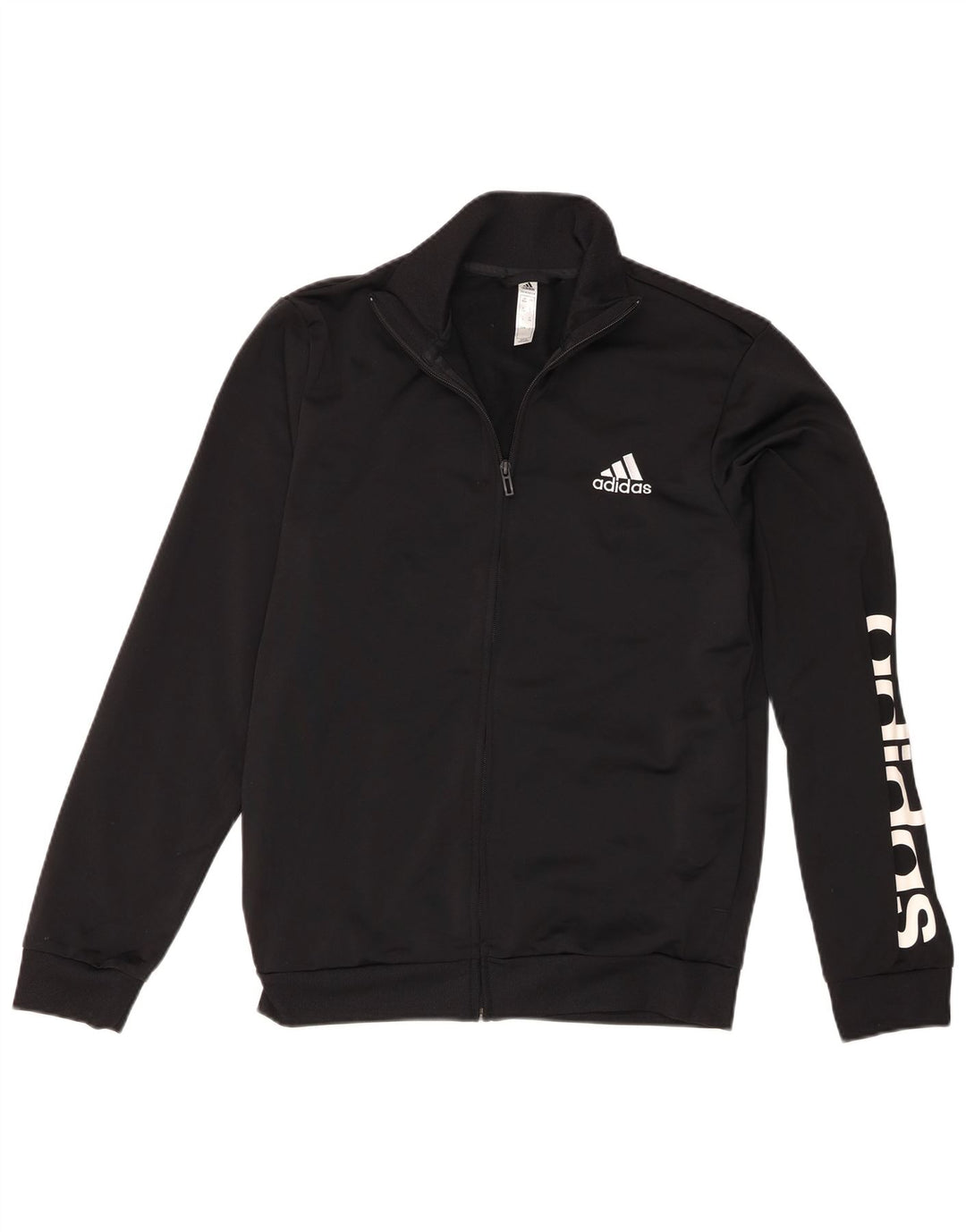 Męska bluza dresowa Adidas z grafiką, UK 38/40, średni czarny poliester