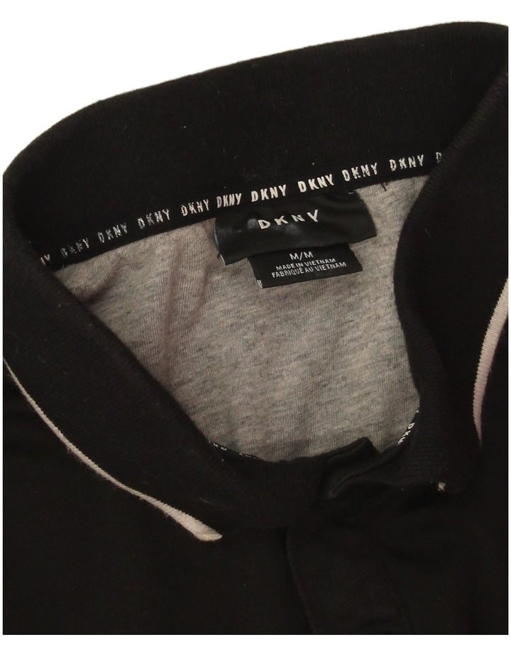 Męska koszulka polo Dkny, średnia czarna, bawełniana