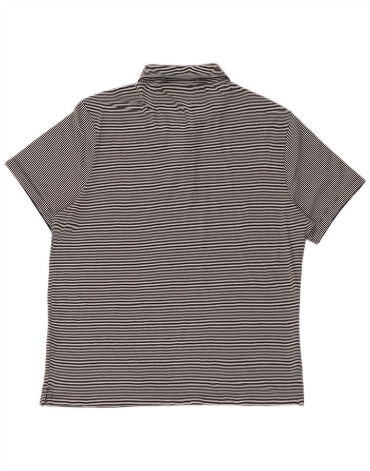 Męska koszulka polo MICHAEL KORS, duża, granatowa w prążki