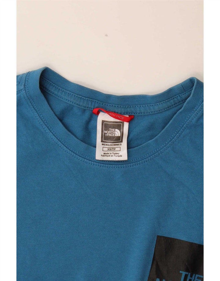 Męski T-shirt z grafiką The North Face XS w kolorze niebieskim