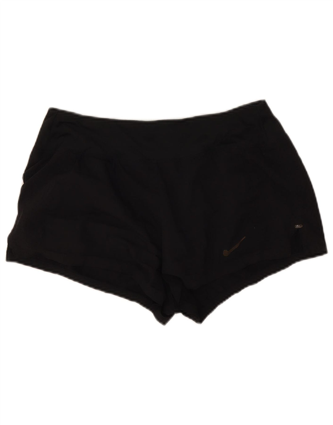 Damskie spodenki sportowe do biegania Nike UK 12, średni czarny poliester