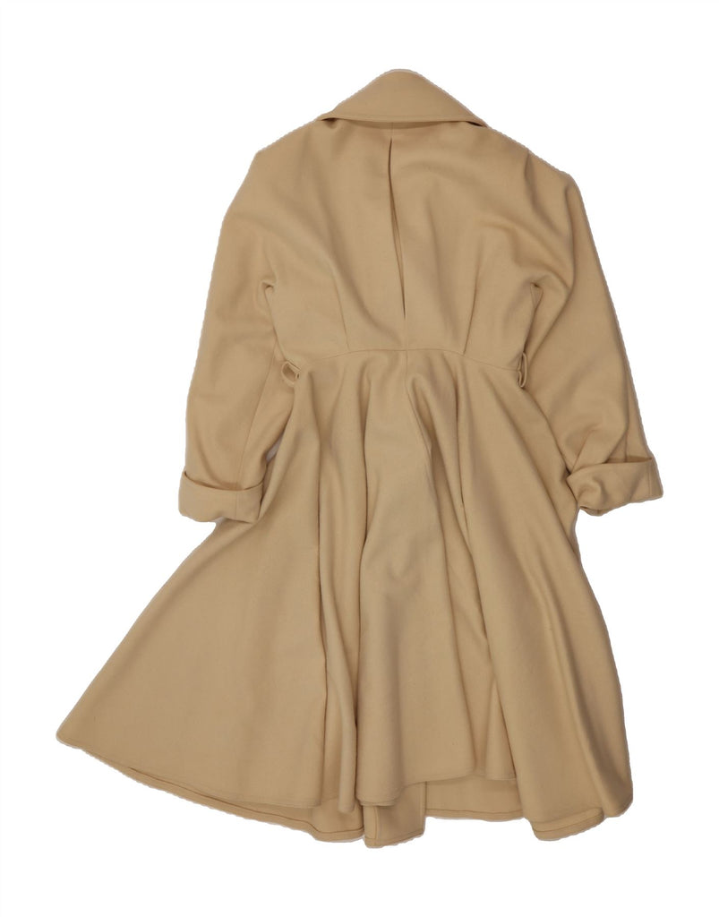 SPORTMAX Womens Overcoat UK 14 Medium Beige Vintage Sportmax and Second-Hand Sportmax from Messina Hembry 