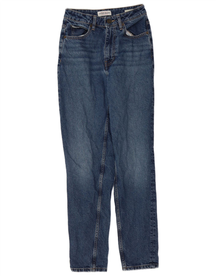 Guess Damskie Zwężane Dżinsy W25 L29 Niebieskie Bawełniane