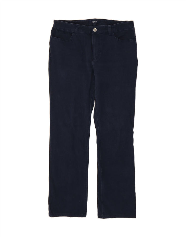 CHAPS Womens Straight Jeans US 8 Medium W32 L28 Navy Blue Cotton Vintage Chaps and Second-Hand Chaps from Messina Hembry 
