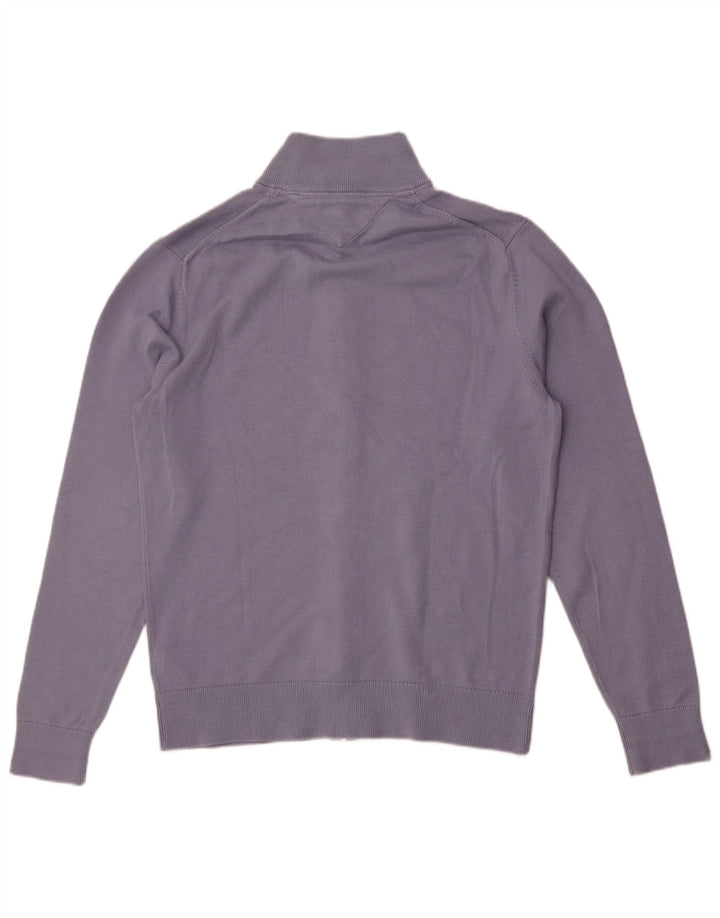 Męski sweter rozpinany Tommy Hilfiger, duży, niebieski, bawełniany