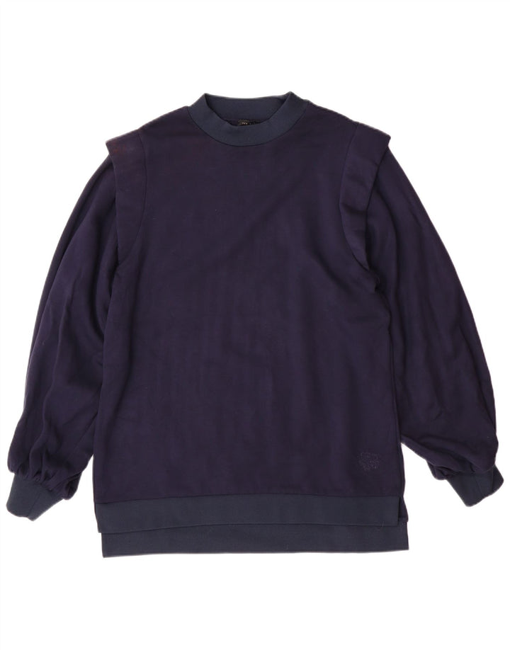 Damski sweter oversize TED BAKER, rozmiar 1 XS, granatowa wiskoza