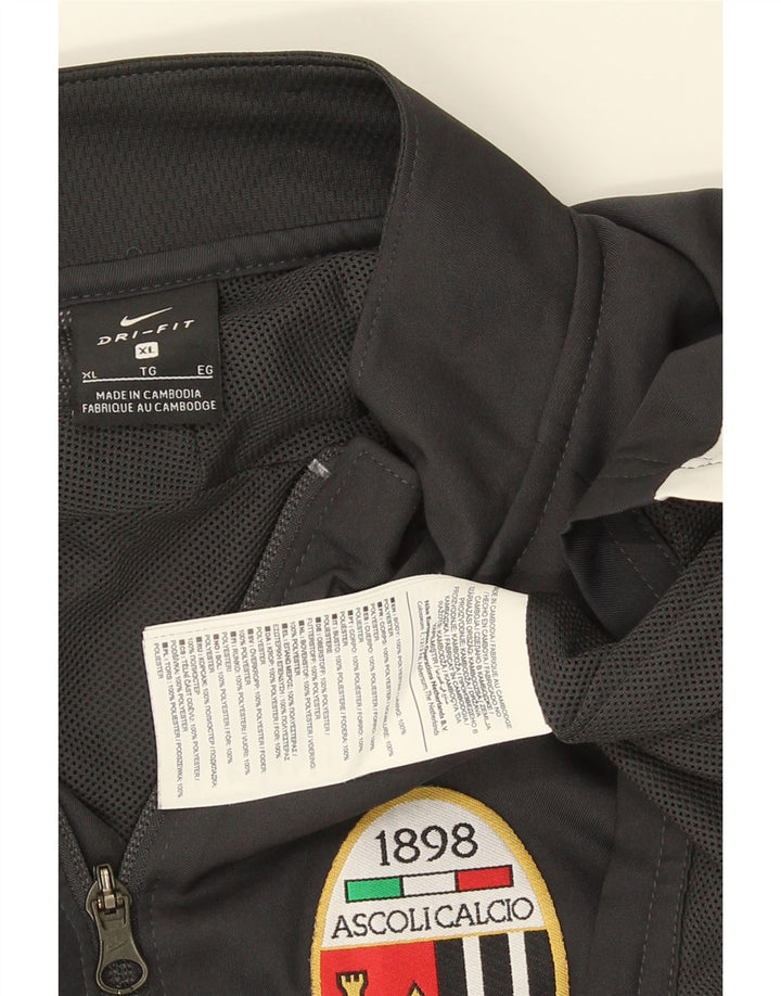 Kurtka męska Nike Ascoli Calcio 1898, bluza dresowa XL, szary poliester