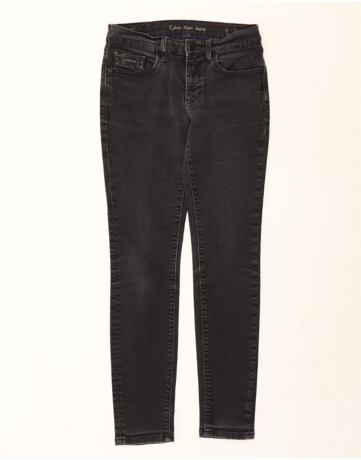 Damskie jeansy Skinny Calvin Klein W28 L30 Szare