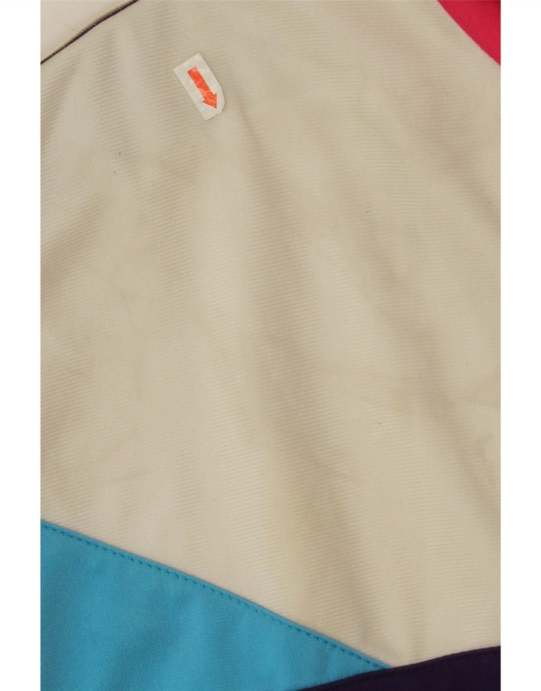 Męska kurtka dresowa Lotto z grafiką, średni różowy poliester w blokach kolorystycznych