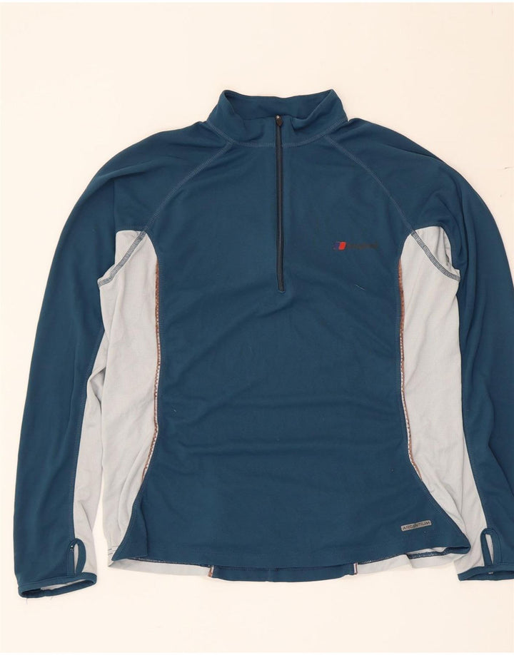 Damski dres Berghaus z pulowerem, UK 14, duży niebieski blok kolorów