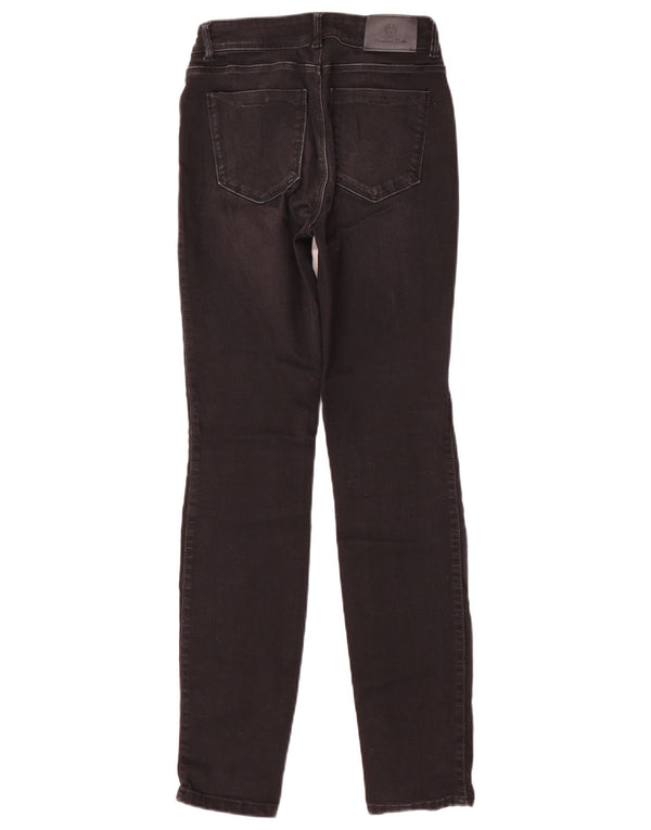 Jeansy Massimo Dutti Damskie Mid Rise Skinny Jeans EU 34 2XS W24 L29 Czarne Bawełniane