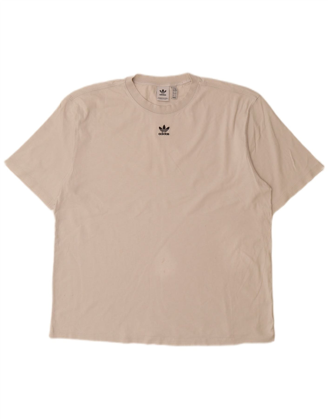 Damska koszulka z grafiką ADIDAS Top UK 14, duża, biała