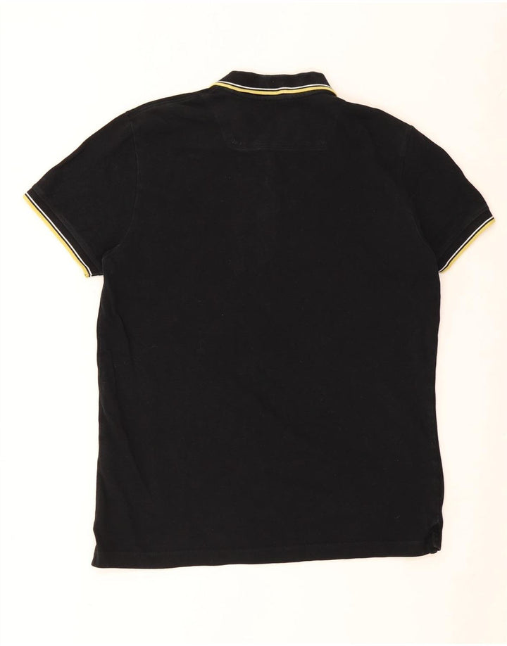Męska koszulka polo DIESEL XL, czarna, bawełniana