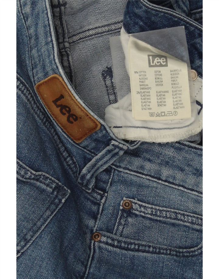 Damskie jeansy Lee Elly Slim W30 L31 Niebieskie bawełniane