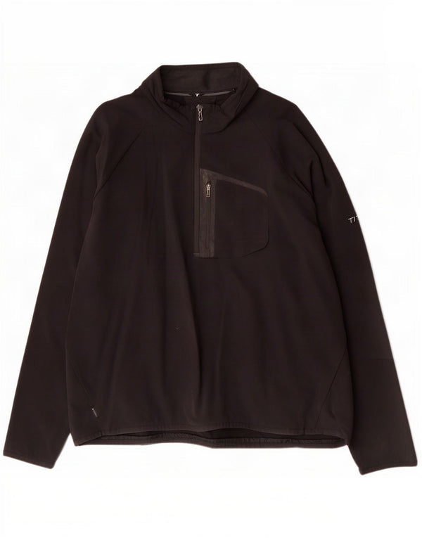 Męska bluza dresowa Columbia Titanium Top Jacket 2XL Czarny nylon