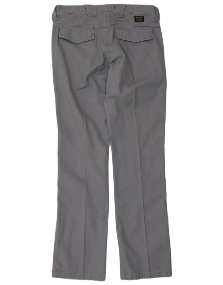 Męskie spodnie chino Lee Sharp Fit W34 L34 Szara bawełna