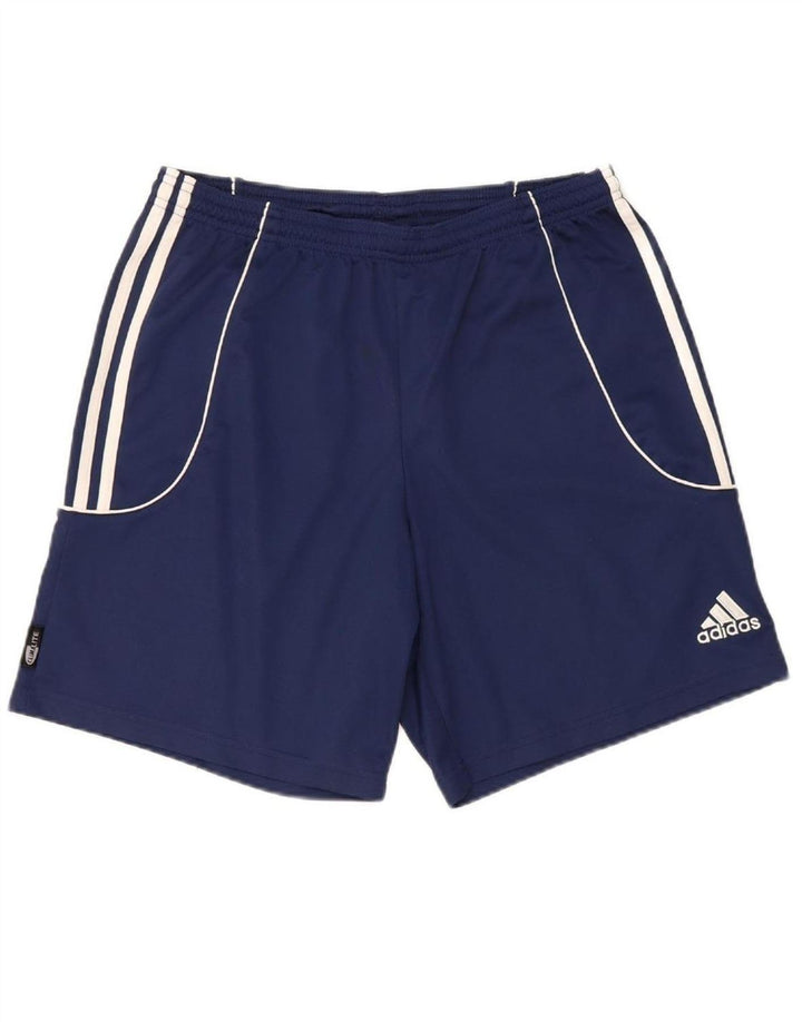 ADIDAS Mens Climalite Sport Shorts Medium Navy Blue Polyester Vintage Adidas and Second-Hand Adidas from Messina Hembry 