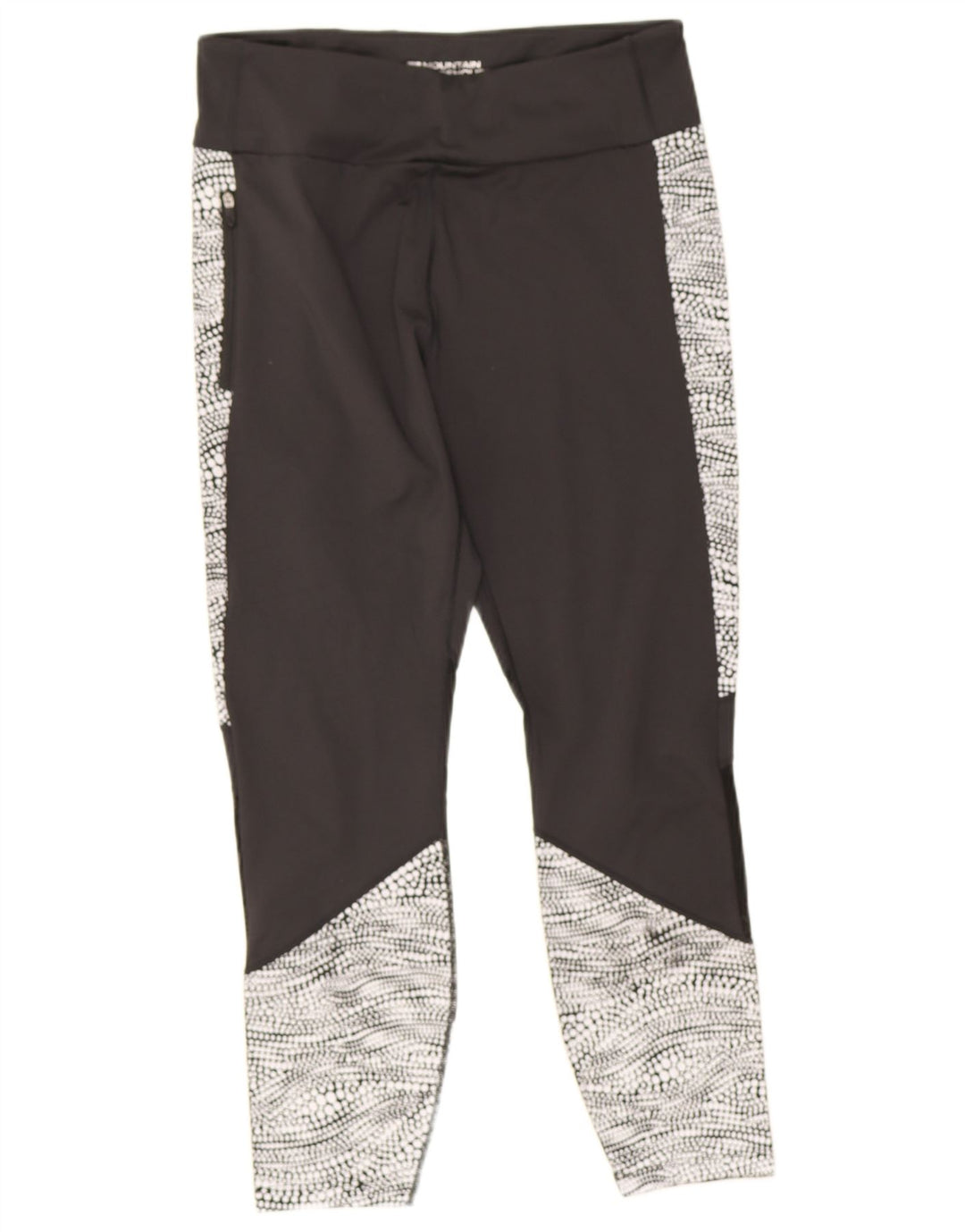 Damskie legginsy Capri Mountain Warehouse UK 14, średni czarny, blok kolorów
