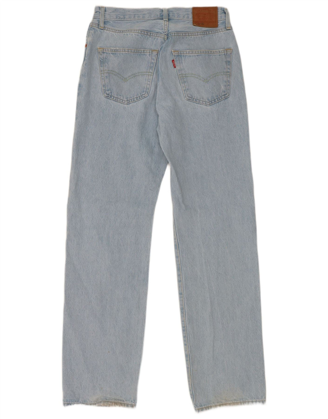 Damskie jeansy Levi's 501 Straight W25 L32 Niebieskie bawełniane