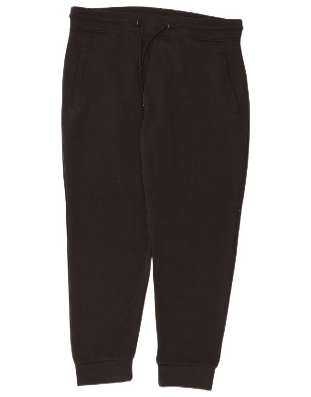 Damskie spodnie dresowe ZARA Joggers UK 14, duże, czarne, poliestrowe