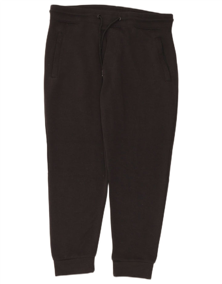 Damskie spodnie dresowe ZARA Joggers UK 14, duże, czarne, poliestrowe